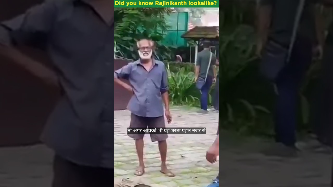Rajinikanth lookalike viral🔥on social media#shorts