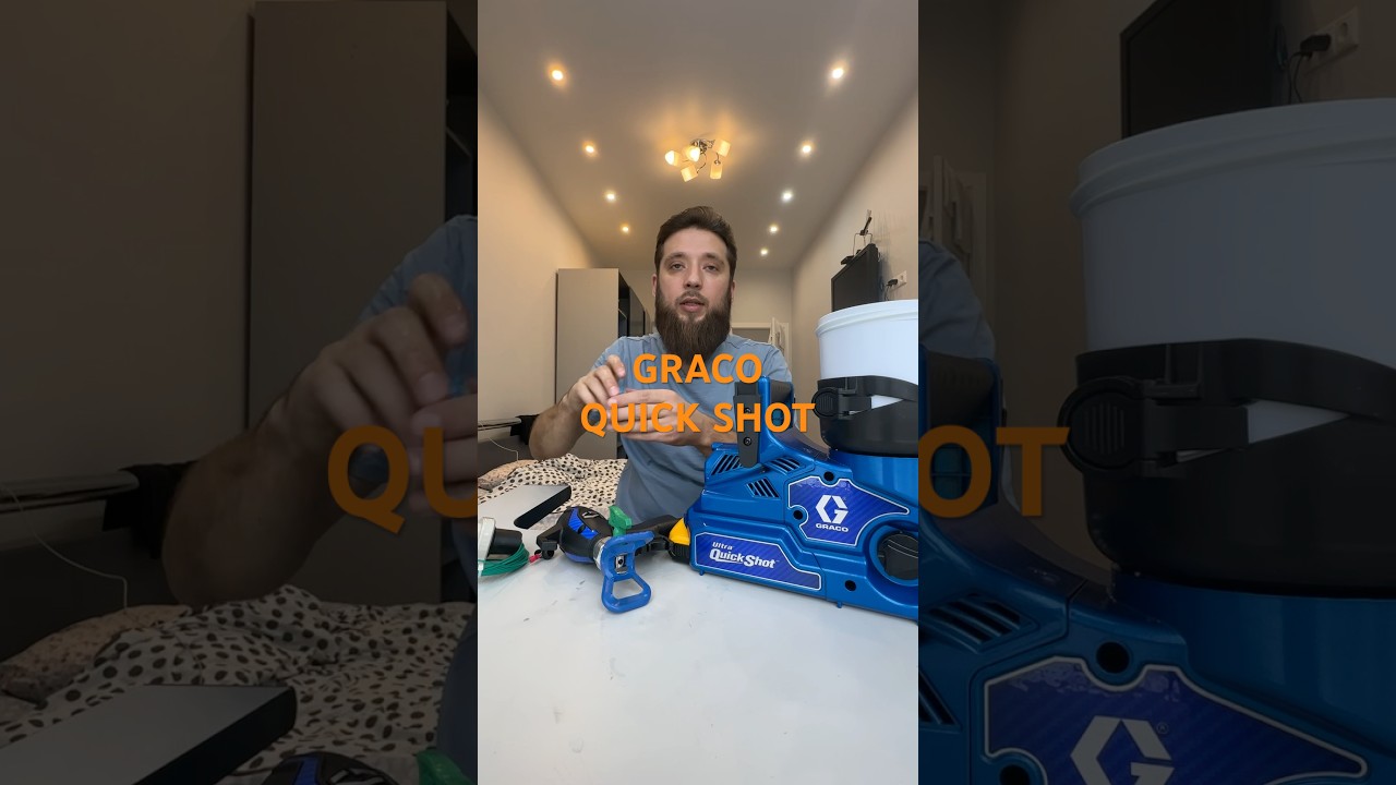 Обзор аккумуляторного безвоздушного аппарата graco quickshot (грако квикшот)