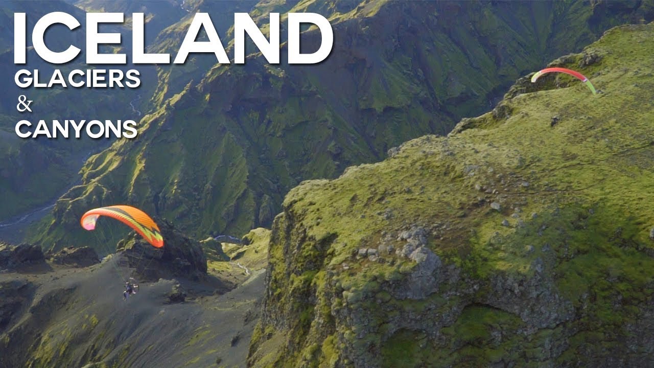 Canyons and glaciers! Iceland 2019 paramaotor adventure.  Part 2/3