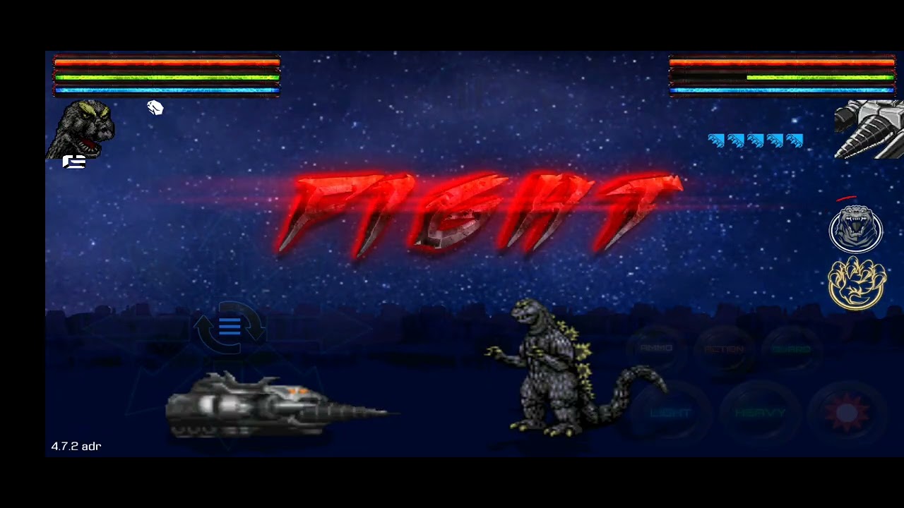 Godzilla 1960 vs land moguera
