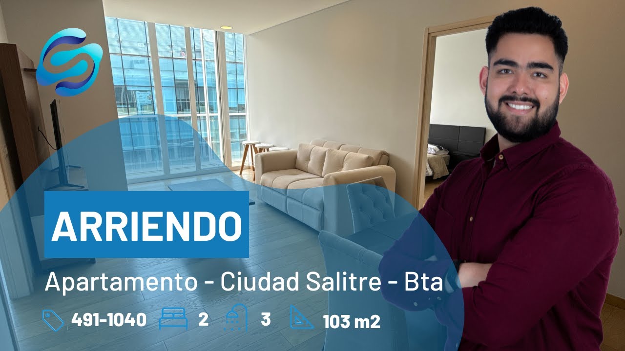 Apartamento Amoblado en Arriendo en Ciudad Salitre (1040) - Inmobiliaria LCS Ltda - Video Sencillo