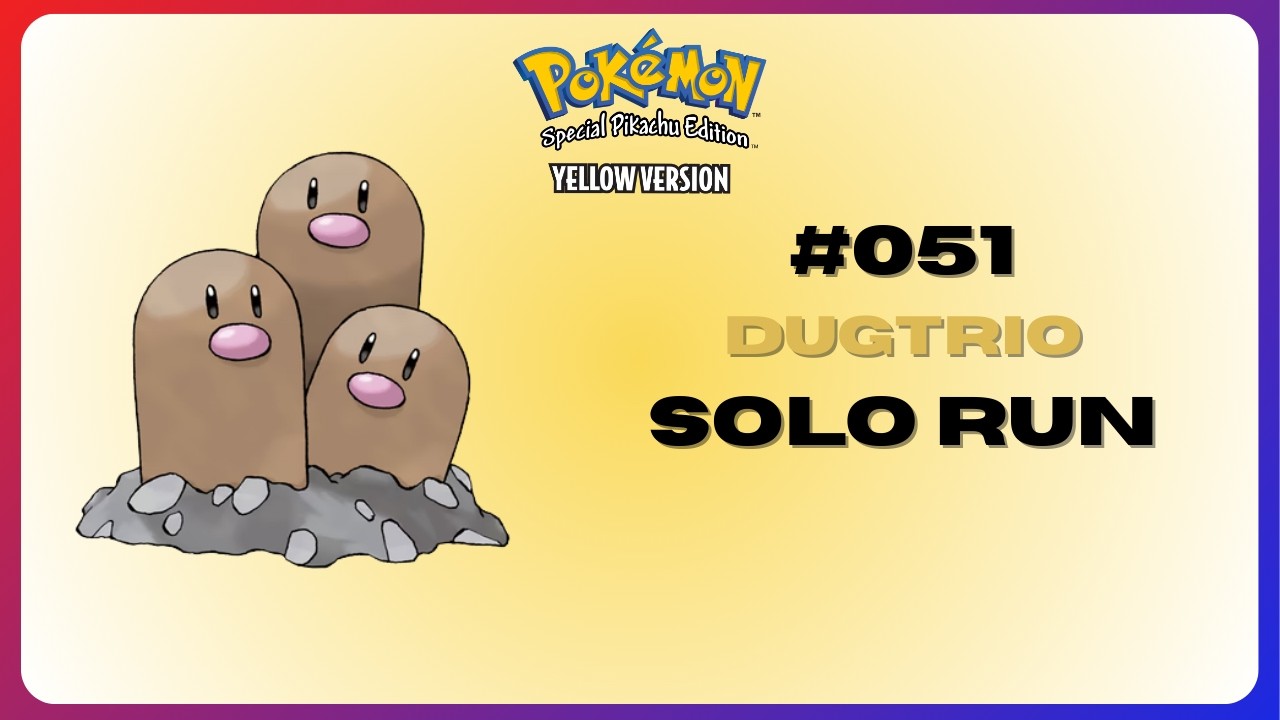 How Good is Dugtrio in Pokémon Yellow? | Solo Run