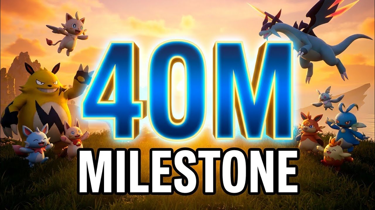 Palworld passes 40 million players! │ Palworld Official