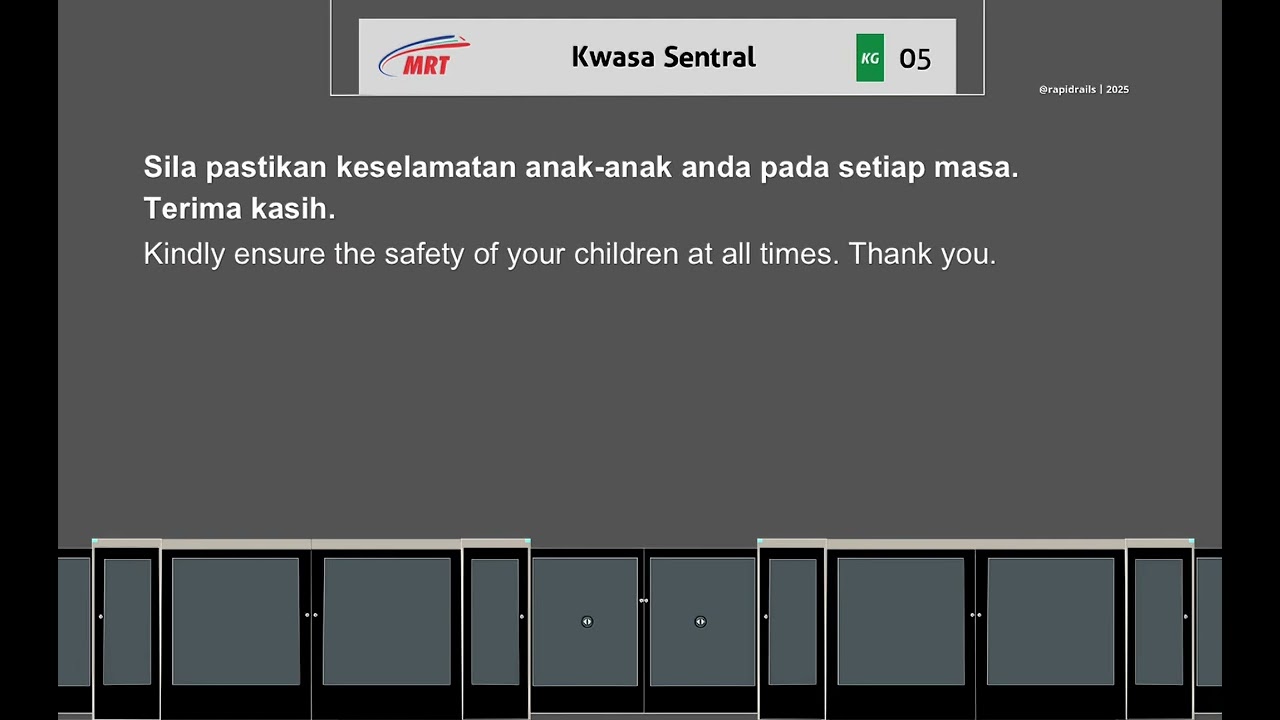 Updated MRT station announcement 2025 #JomNaikMRT