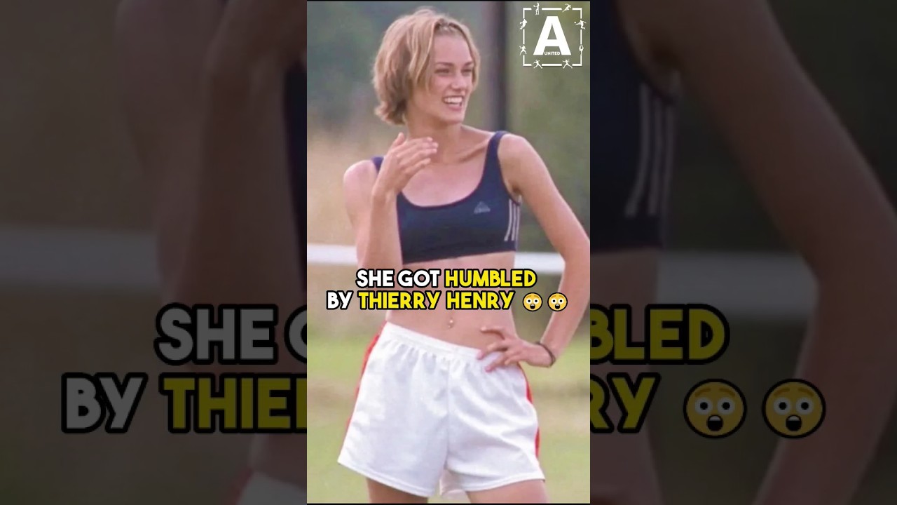 When Thierry Henry SCHOOLED Keira Knightley 😲👀 #thierryhenry