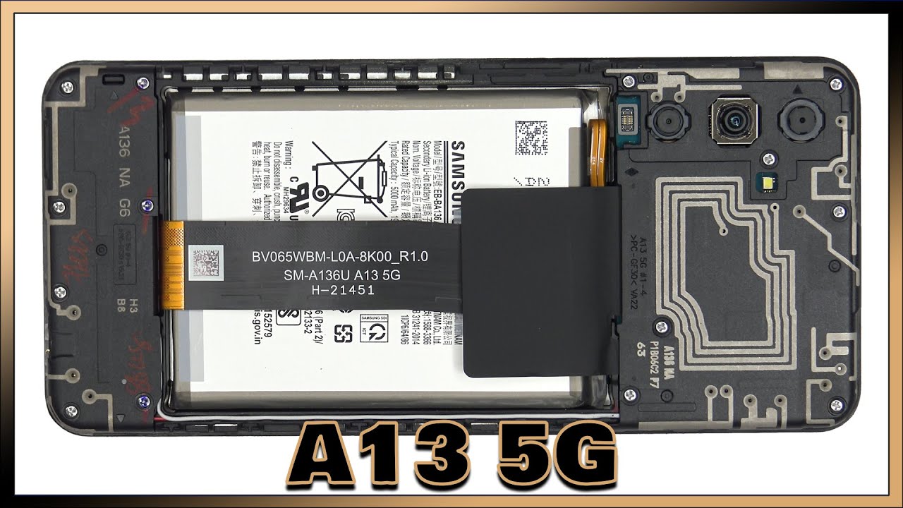 Samsung Galaxy A13 5G Disassembly Teardown Repair Video Review