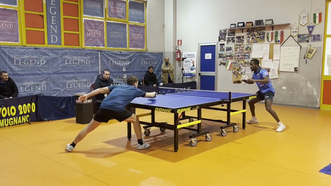 Bocciardo Alessio - Ashimiyu Ganiyu | Galleria Mugnano - Tennistavolo Sassari | Serie B2 Gir. H