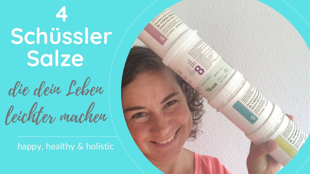4 Schüssler Salze, die Dein Leben leichter machen 🪶