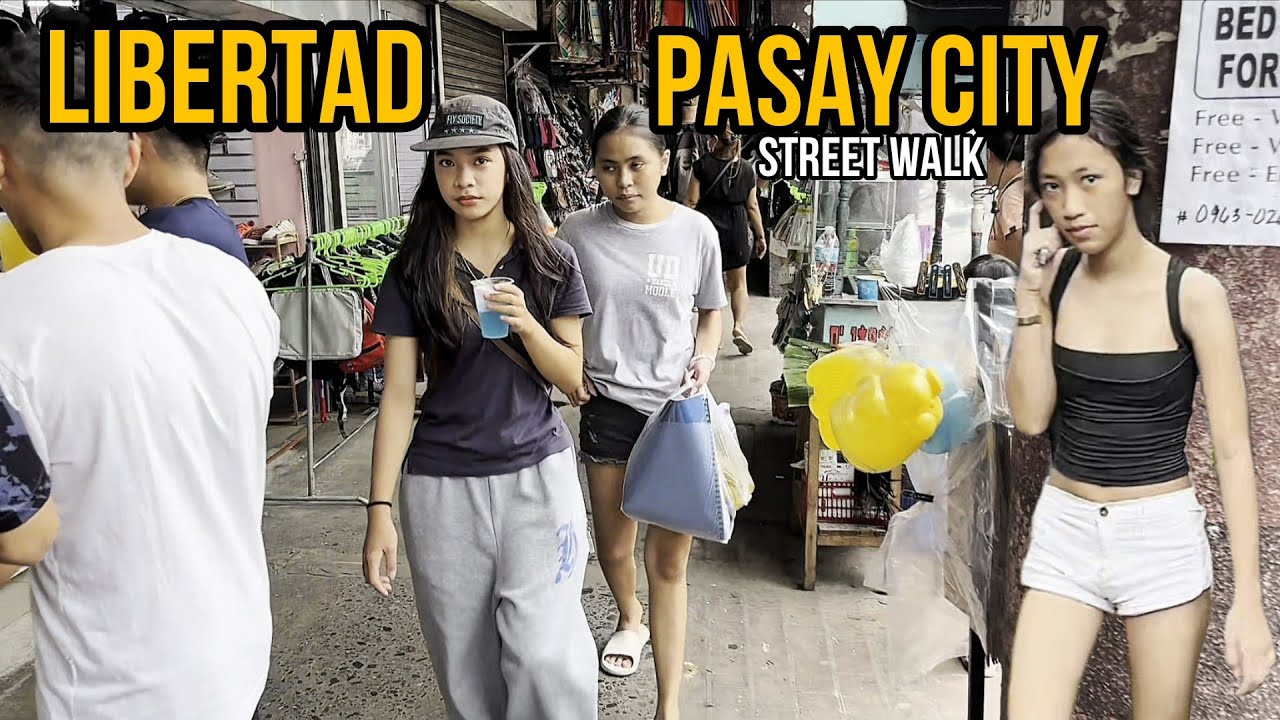 Real Life Street Scenes from LIBERTAD PASAY CITY PHILIPPINES - WALKING TOUR[4K]
