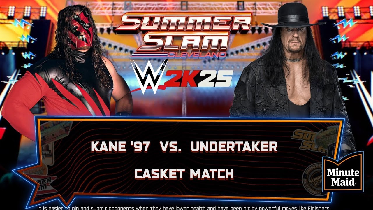 WWE 2K25 - Kane vs Undertaker | Best Ever Casket Match | PS5