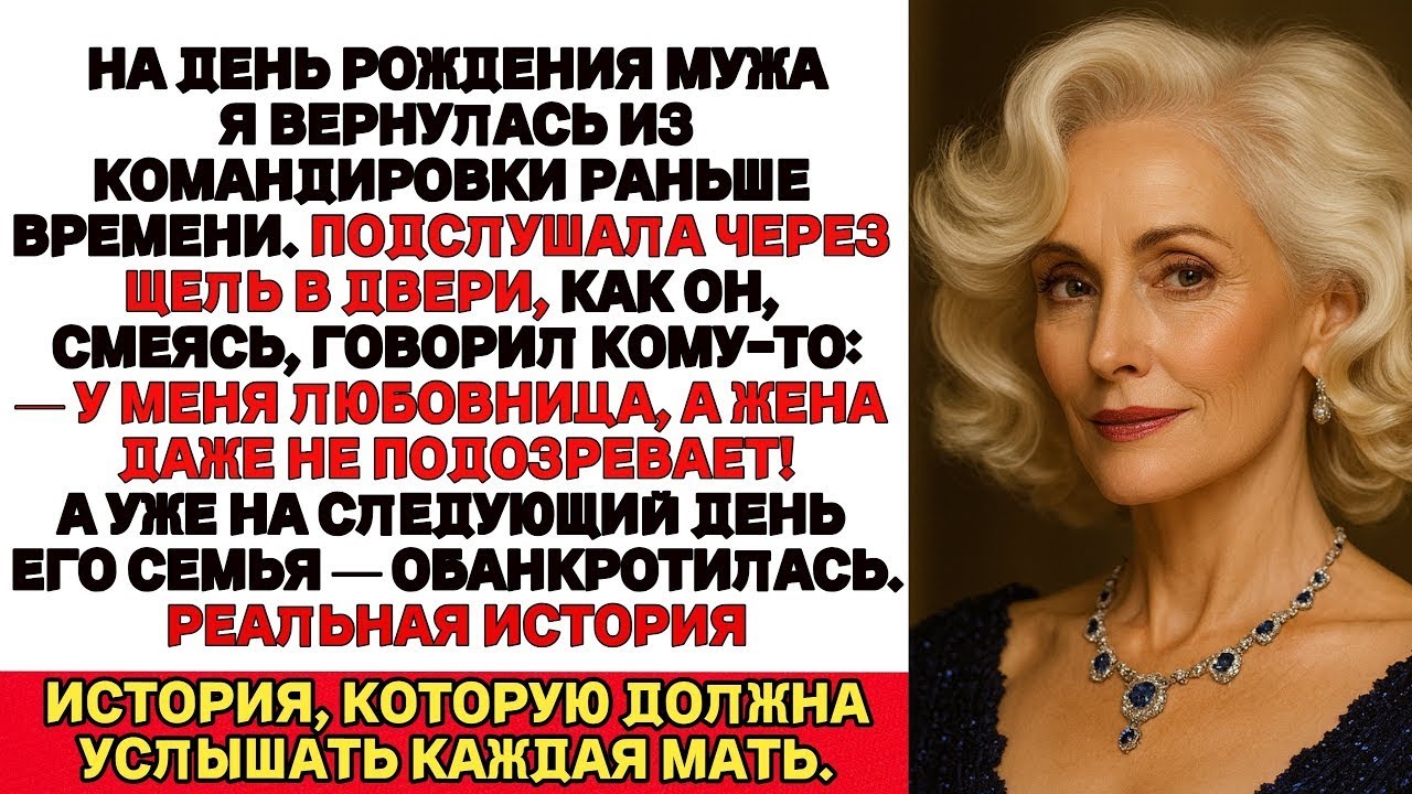 Я вернулась раньше обычного и услышала, как он смеётся:— У меня любовница, а жена и не догадывается!