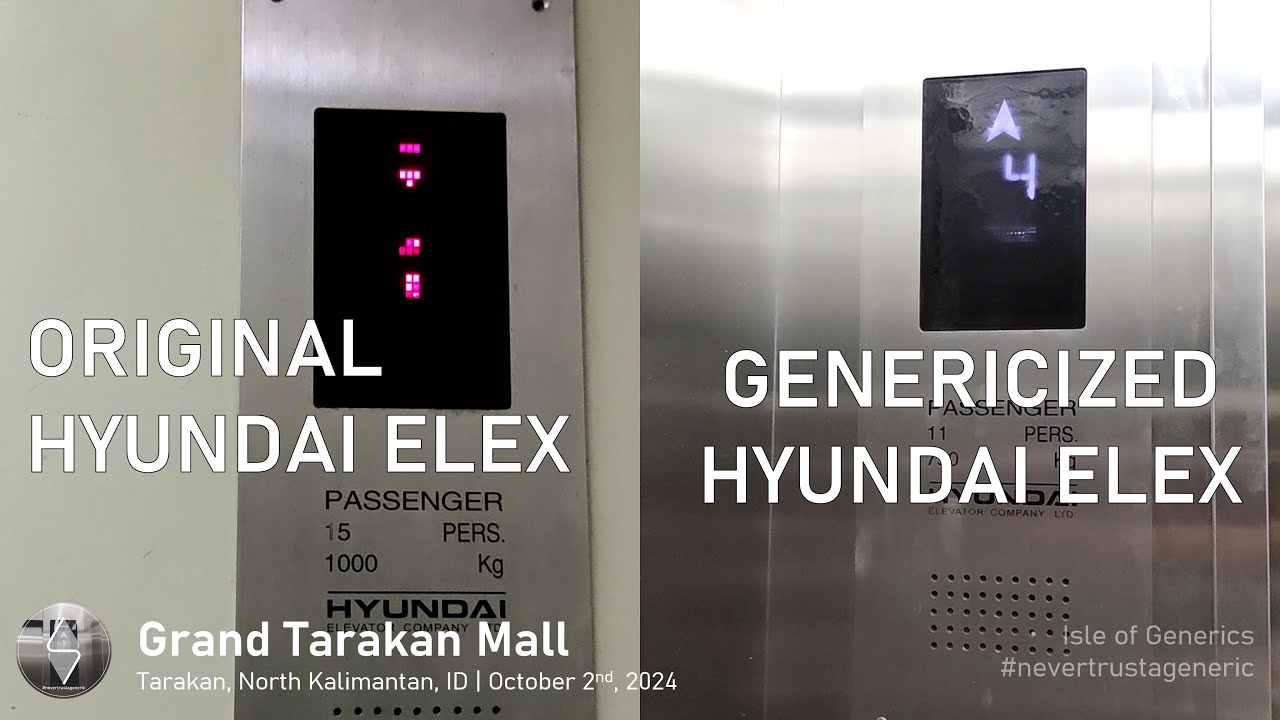 Original & Refurbished Hyundai Traction Lifts / Elevators - Tarakan Mall, North Kalimantan