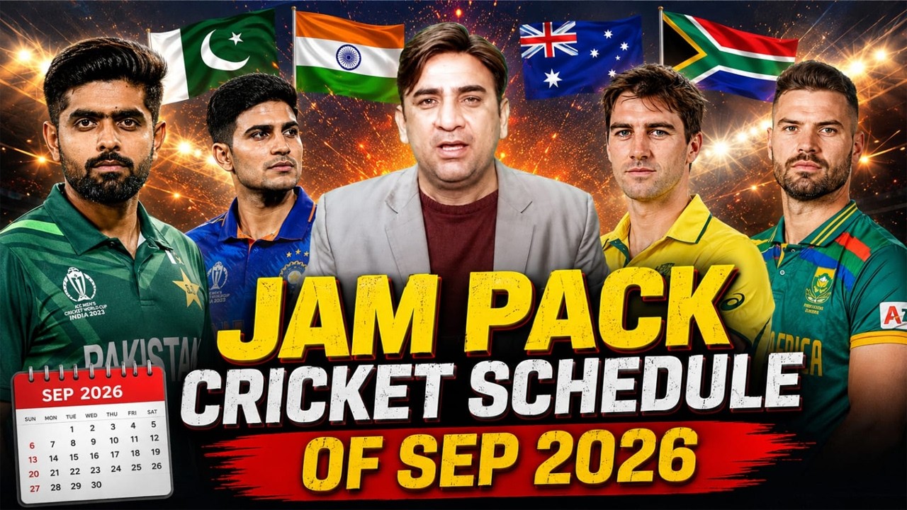 JAM PACKED September 2026 Schedule! Pakistan's Asian Games & ENG Test Fixtures