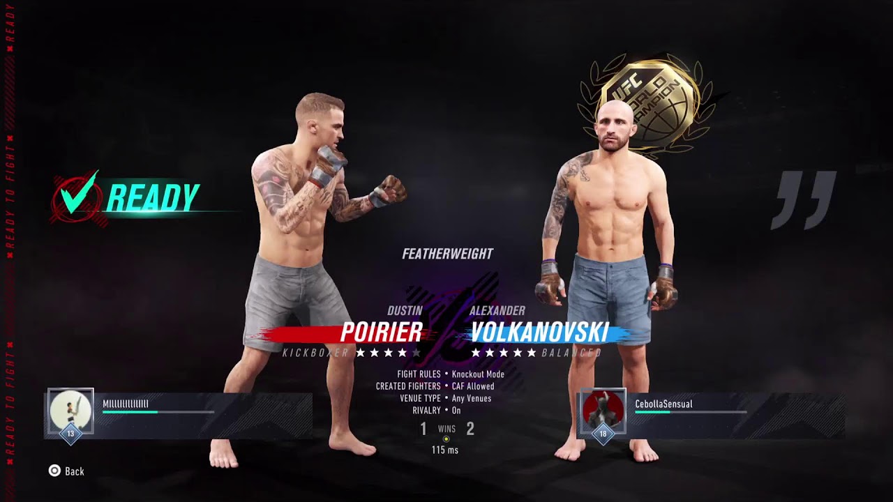 UFC4 Online K.O. Mode Madness 😂😂