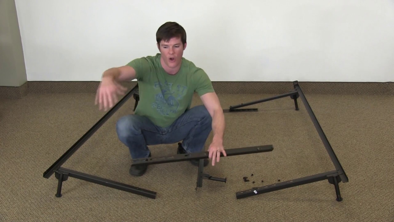 How to put together a King metal bed frame. Super simple!