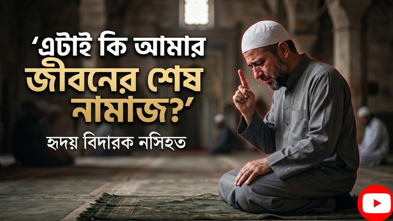 শেষ নামাজের অনুভূতি নিয়ে সালাত আদায় করো | হৃদয় ছুঁয়ে যাওয়া নসিহত। মিজানুর-রহমান-আজহারী। Qalbeen