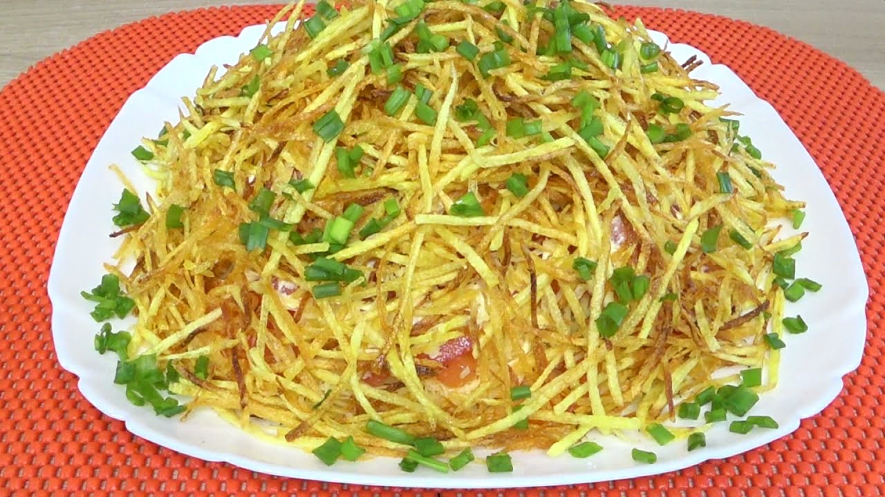 Этот Салат ПОКОРЯЕТ сразу ВСЕХ! Уж  Очень он ВКУСНЫЙ кто ЕГО пробует