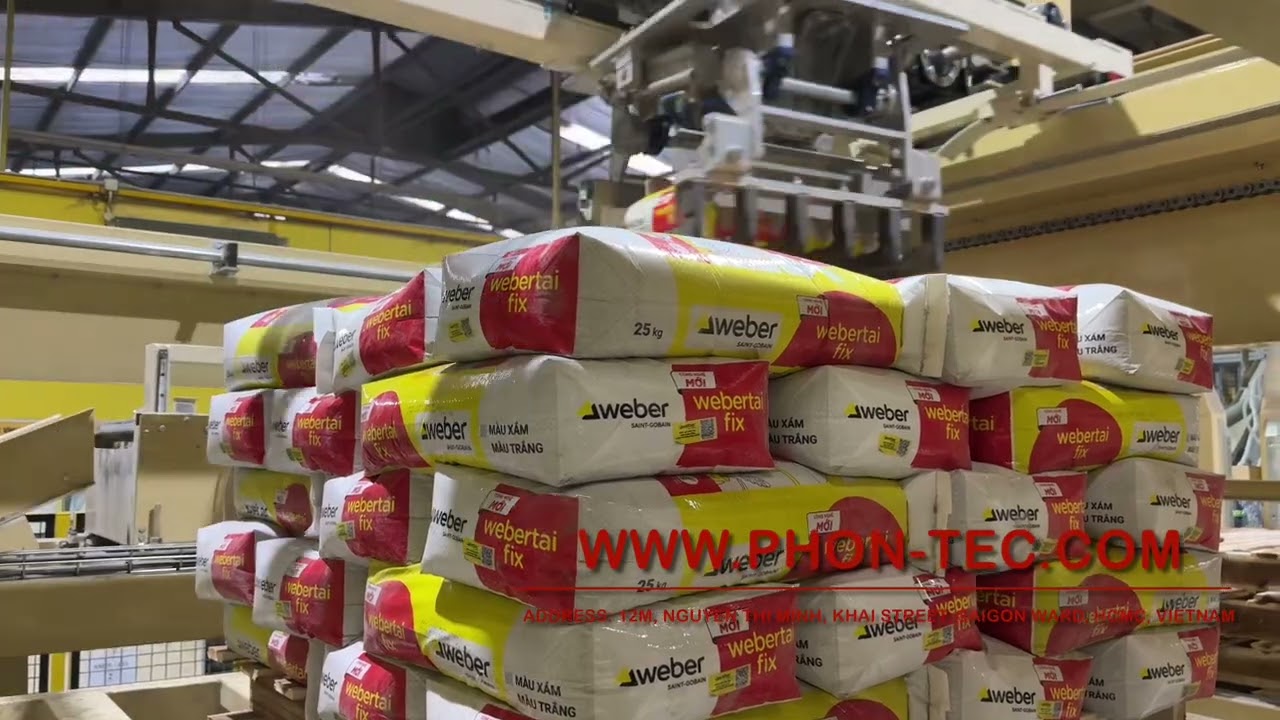 COMPACT PALLETIZER SYSTEM PHON-TECH AS1 in SAINT-GOBAIN