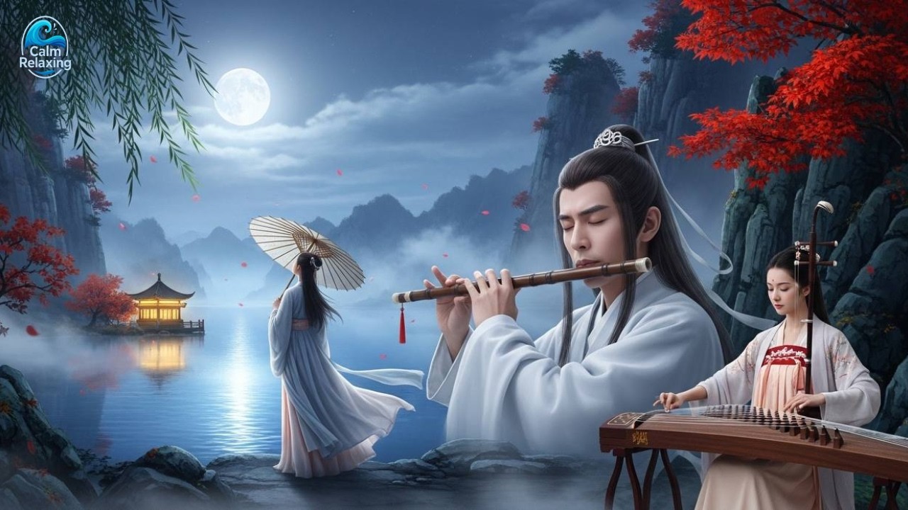 Calming Chinese Flute & Guzheng Music | Gentle Instrumental for Relaxation