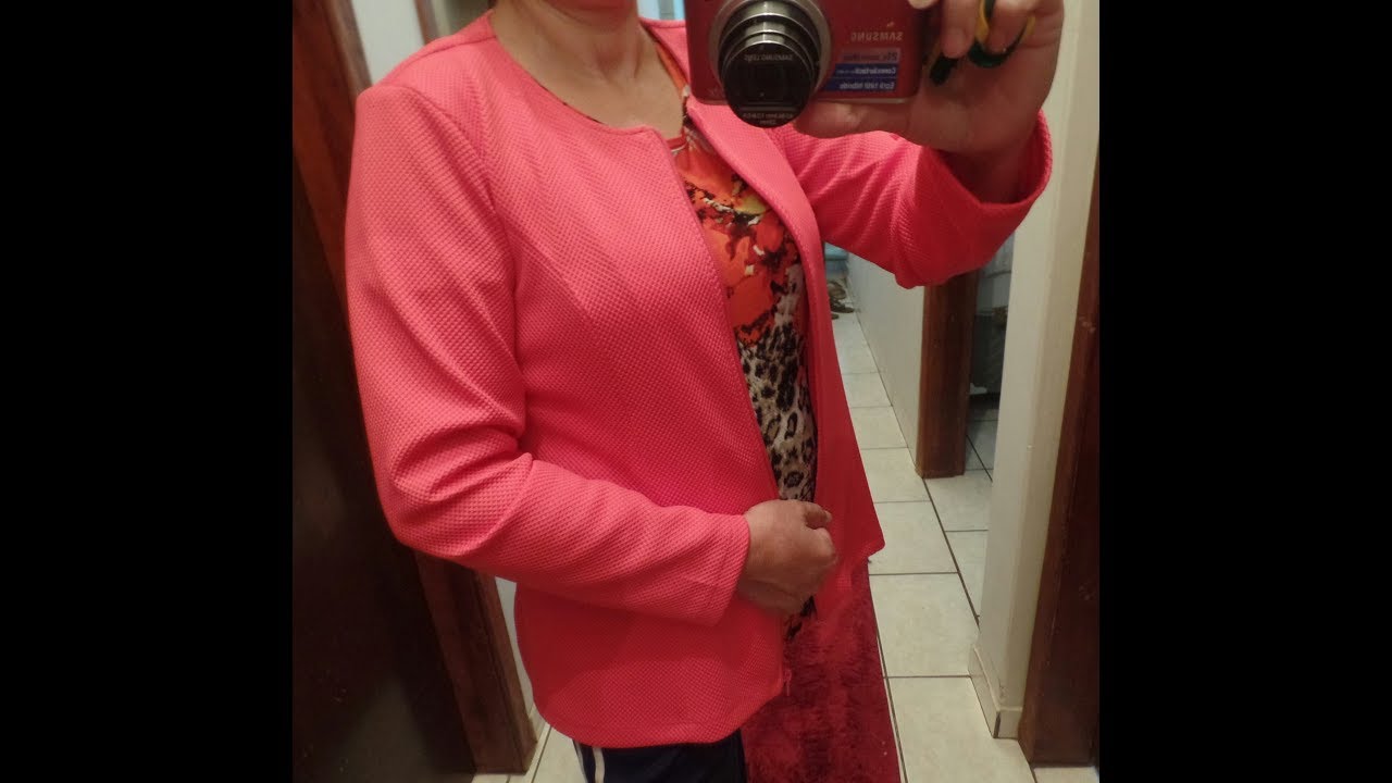 Costurando zíper e revel no casaco de malha. Aula 238