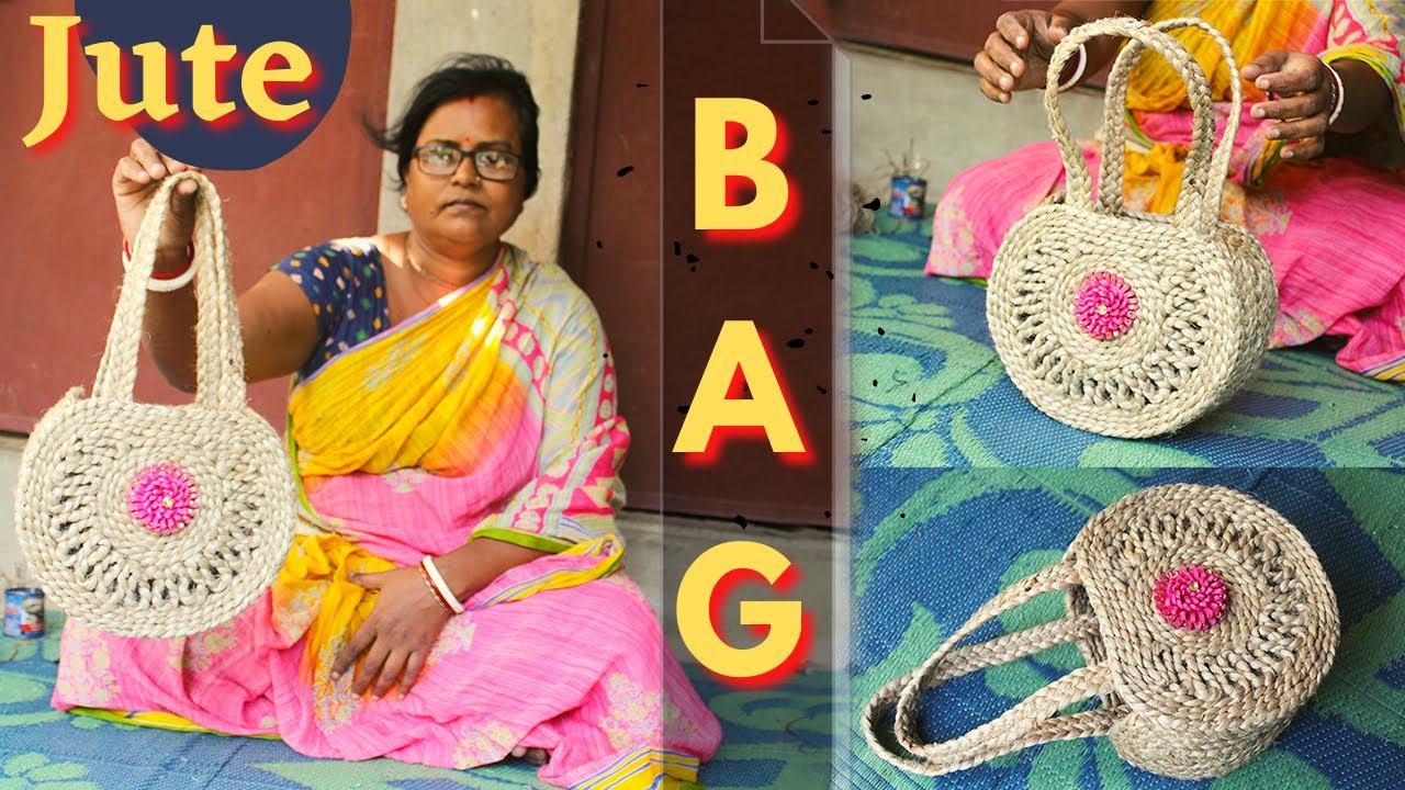 DIY-Jute BAG Making At Home | How To Make Jute Bags At Home | Jute Bag Crafts