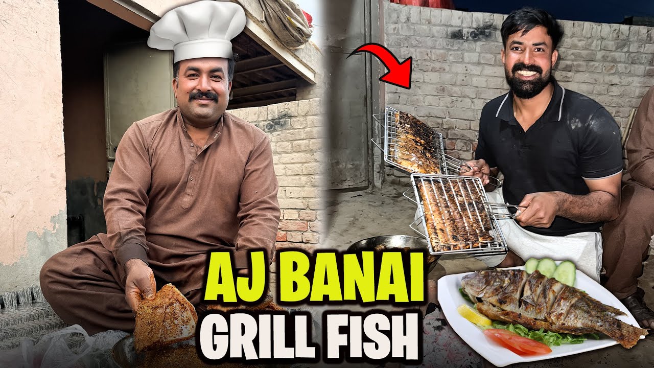 Aj Asi Banai Grill Fish 🐠 | Bohat Maza Aya 😋
