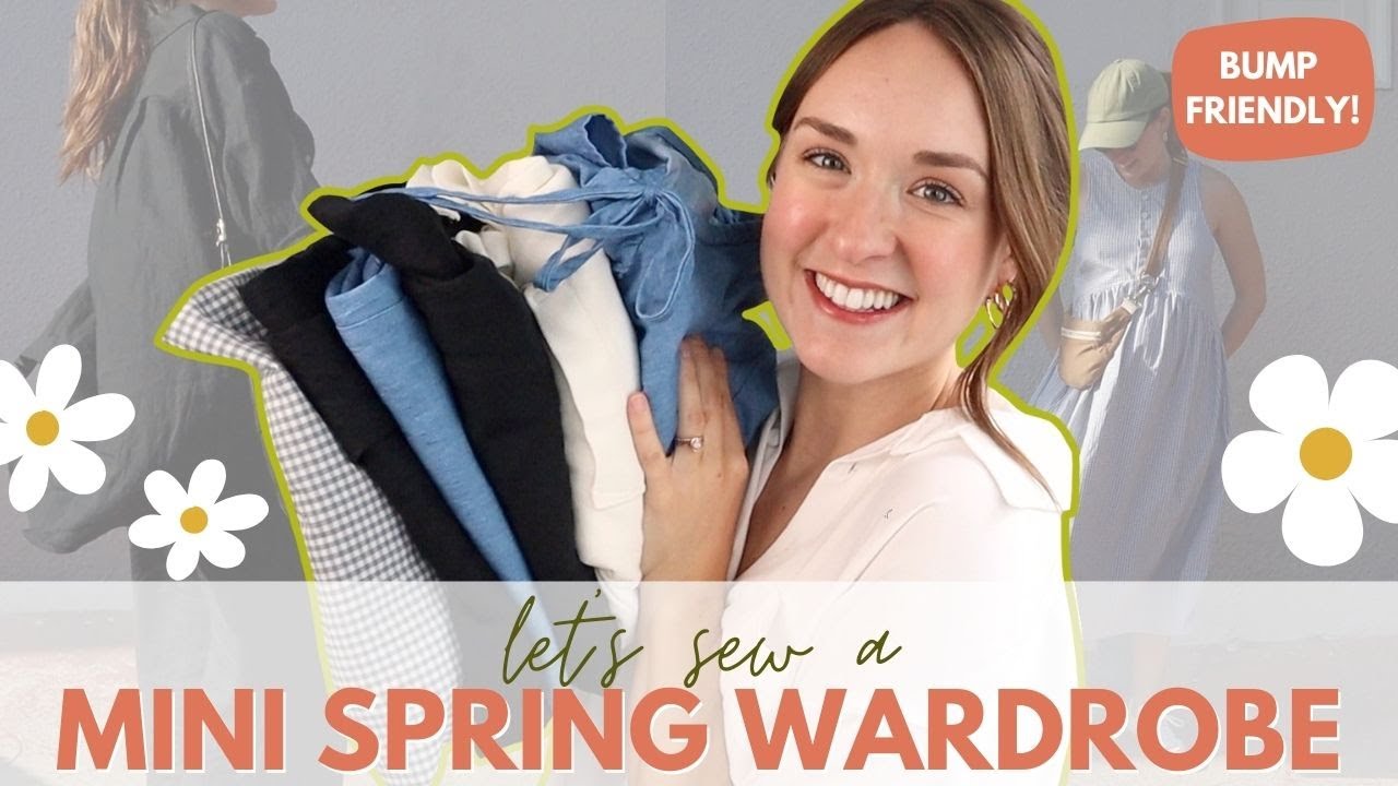 Sewing a Mini Spring Wardrobe in 24(ish) Hours! 🌼 Bump & Nursing-Friendly Outfits
