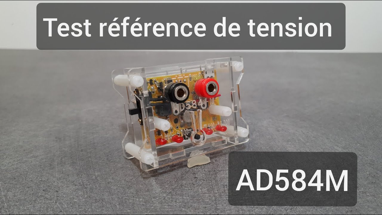 Test référence de tension AD584M / AD584 voltage reference