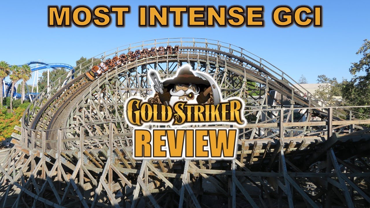 Обзор Gold Striker, горки Great America GCI Wood Coaster в Калифорнии | Самые интенсивные горки GCI