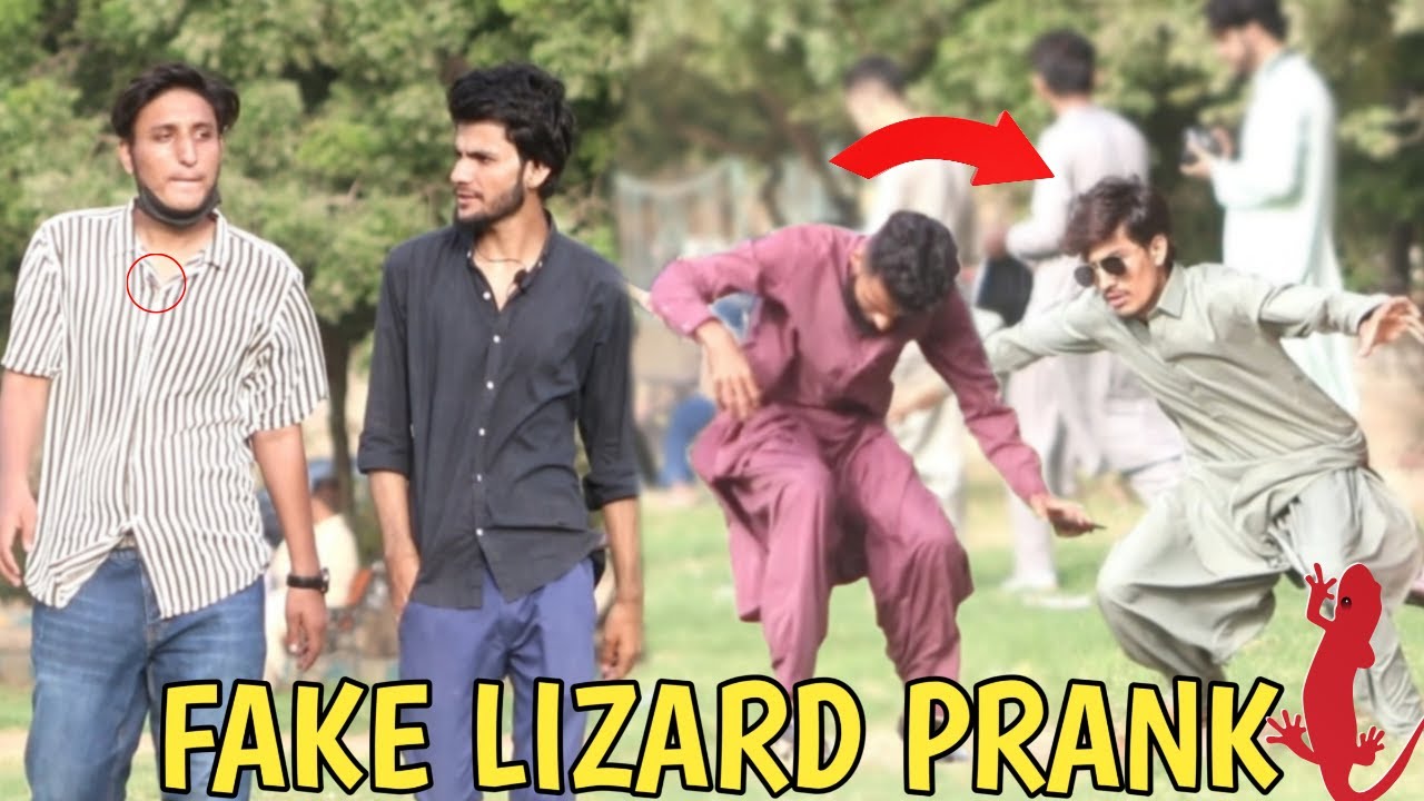 Fake Lizard Prank| 