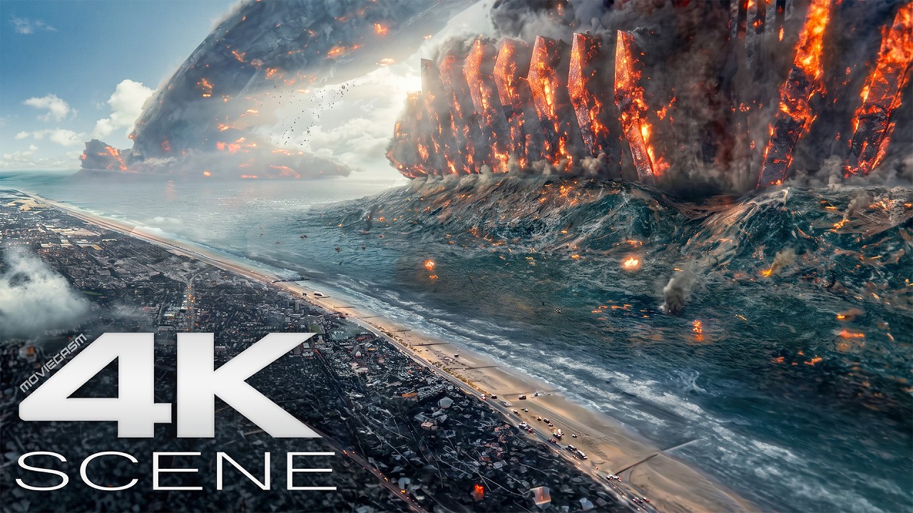 Obcy statek-matka najeżdża Ziemię (4K Blu-ray) Scena walki | Dzień Niepodległości: Odrodzenie Kli...