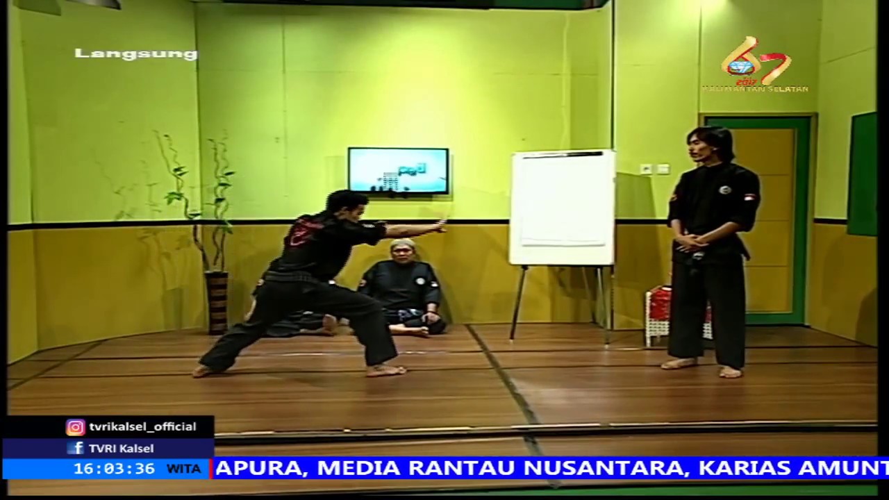 baguru kuntau TVRI Kalsel Live 14 AGUSTUS 2017