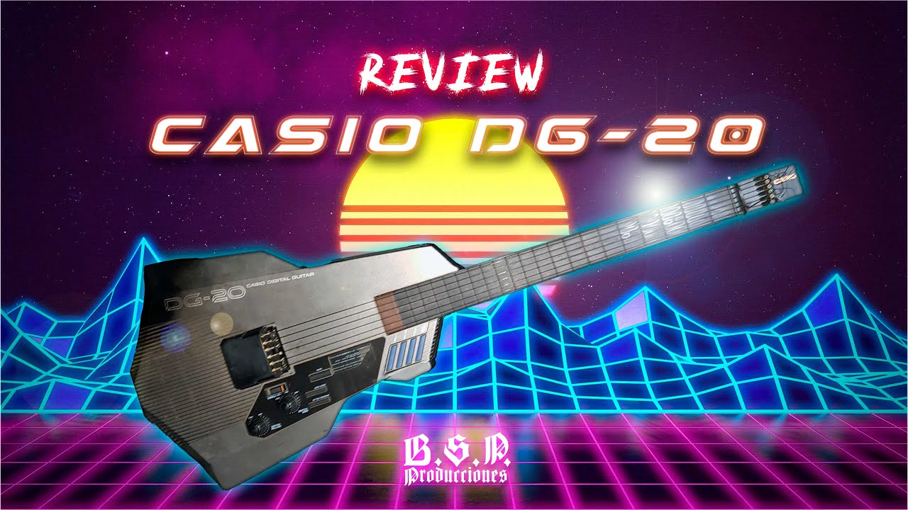 REVIEW Casio DG-20 Digital Guitar (guitarra digital MIDI)