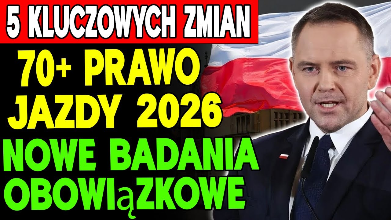 Prawo jazdy 70+ od 2026 r.: 5 KLUCZOWYCH zmian – sprawdź, czy Cię dotyczą!
