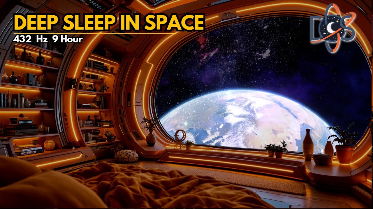 🚀 Space night 12 | 432 Hz | Space Sleep Music | Deep Sleep in Space | 9 Hours