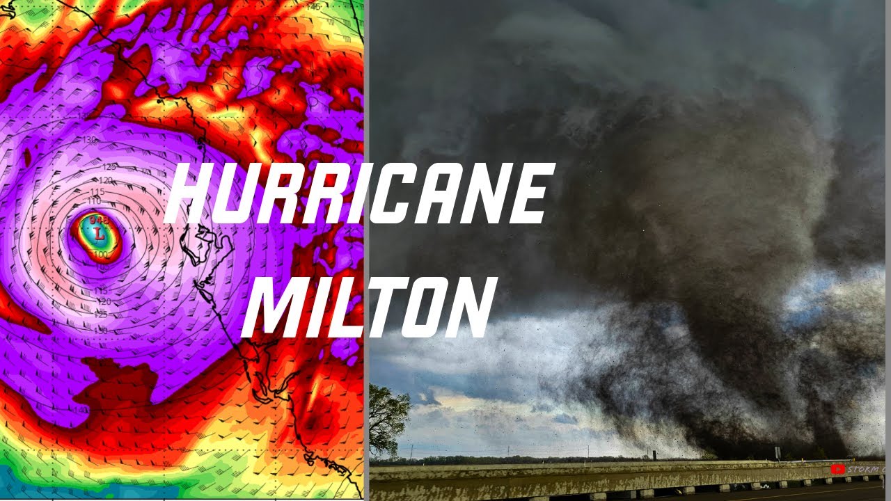 HURRICANE MILTON COVERAGE - TORNADO OUTBREAK POTERNTIAL & LANDFALL (As it happened)
