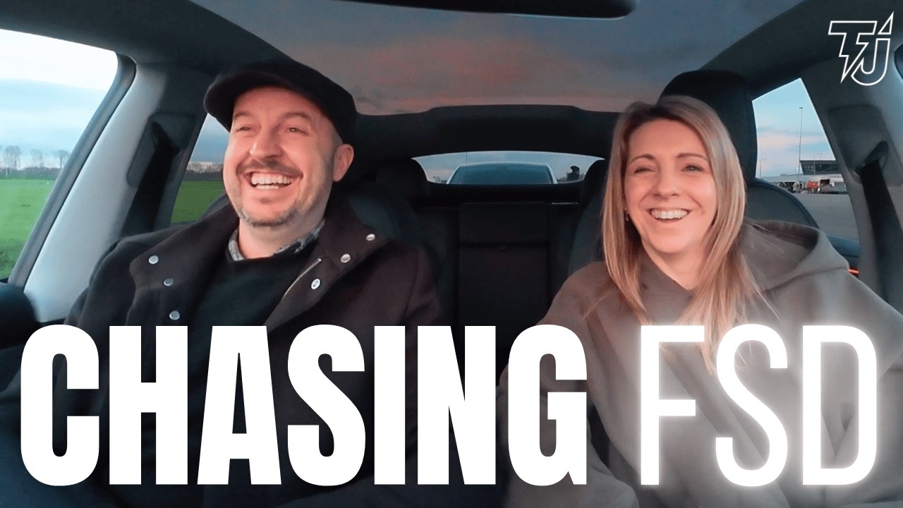 UK to Amsterdam Road Trip: Chasing FSD Supervised at RDW's Tesla Light Show!