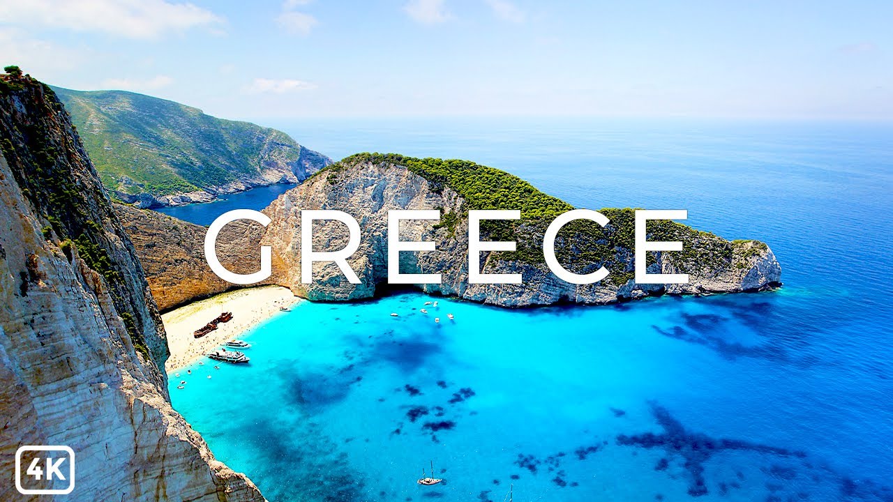 Gorgeous Greece 4K: Drone Footage with Relaxing Music
