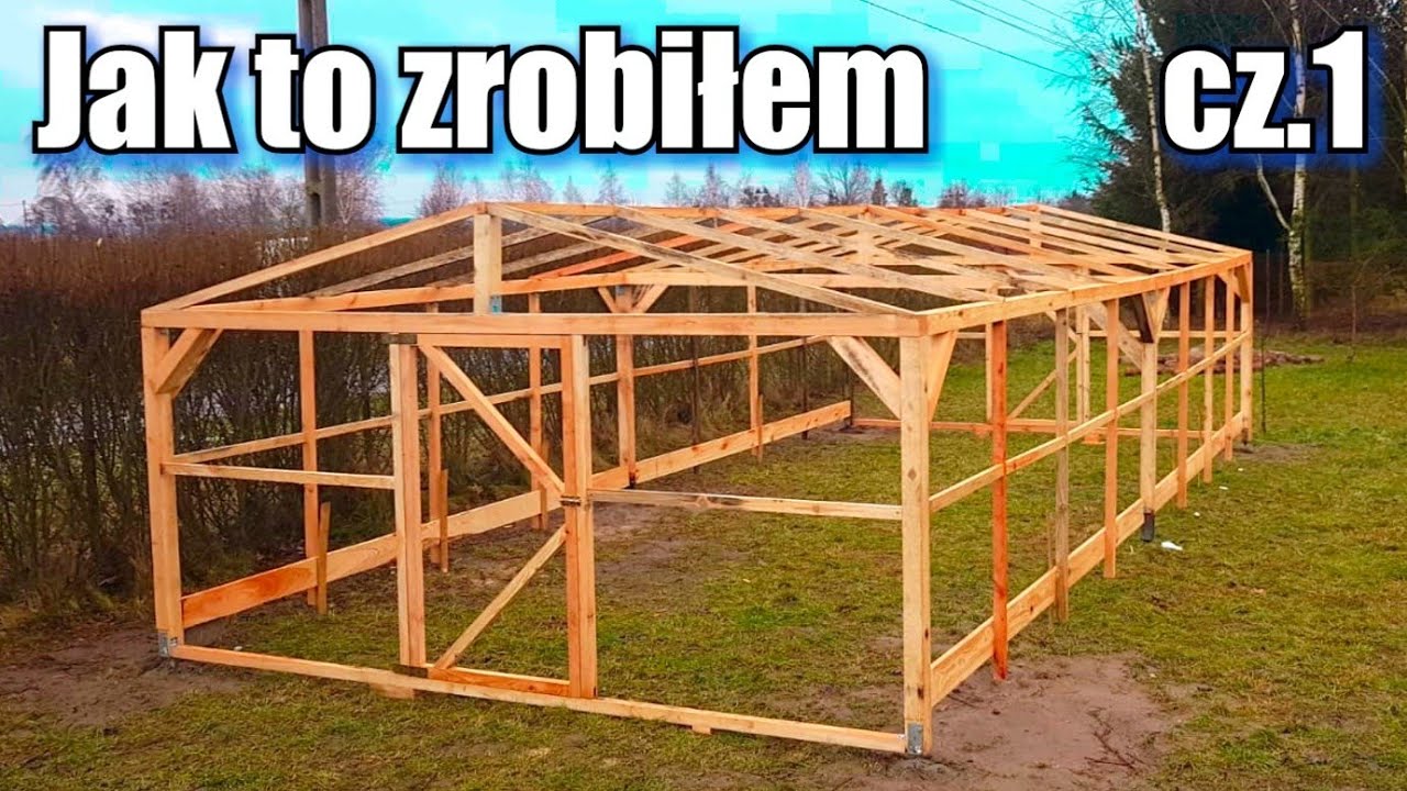 Tunel foliowy|konstrukcja drewniana|Jak zrobiłem