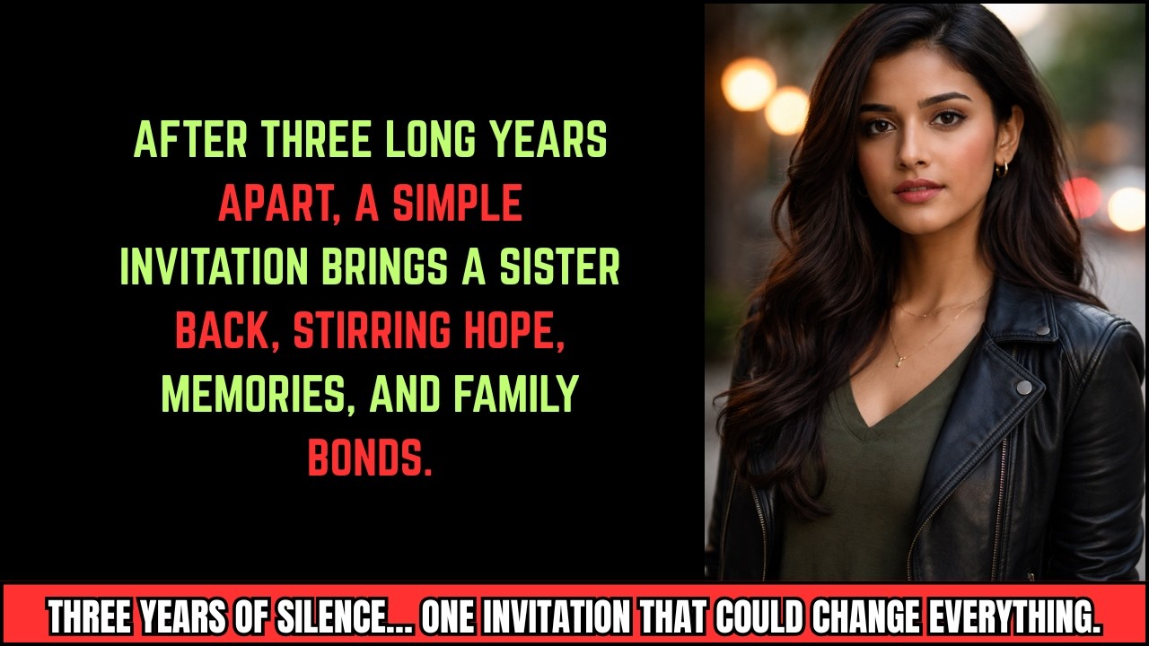 “After 3 Years of Silence, My Sister Sent Me an Invitation I Never Expected”