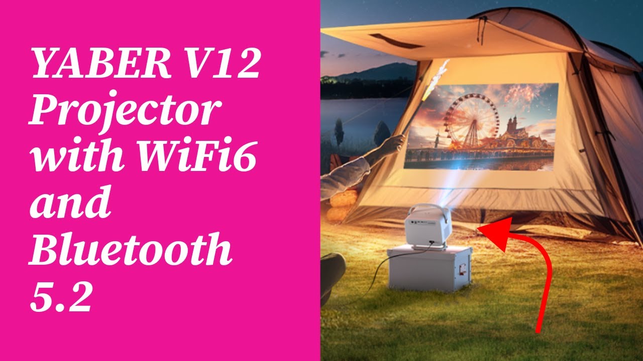 YABER V12 Projector with WiFi6 and Bluetooth 5.2 | Why do I like this projector so MUCH?
