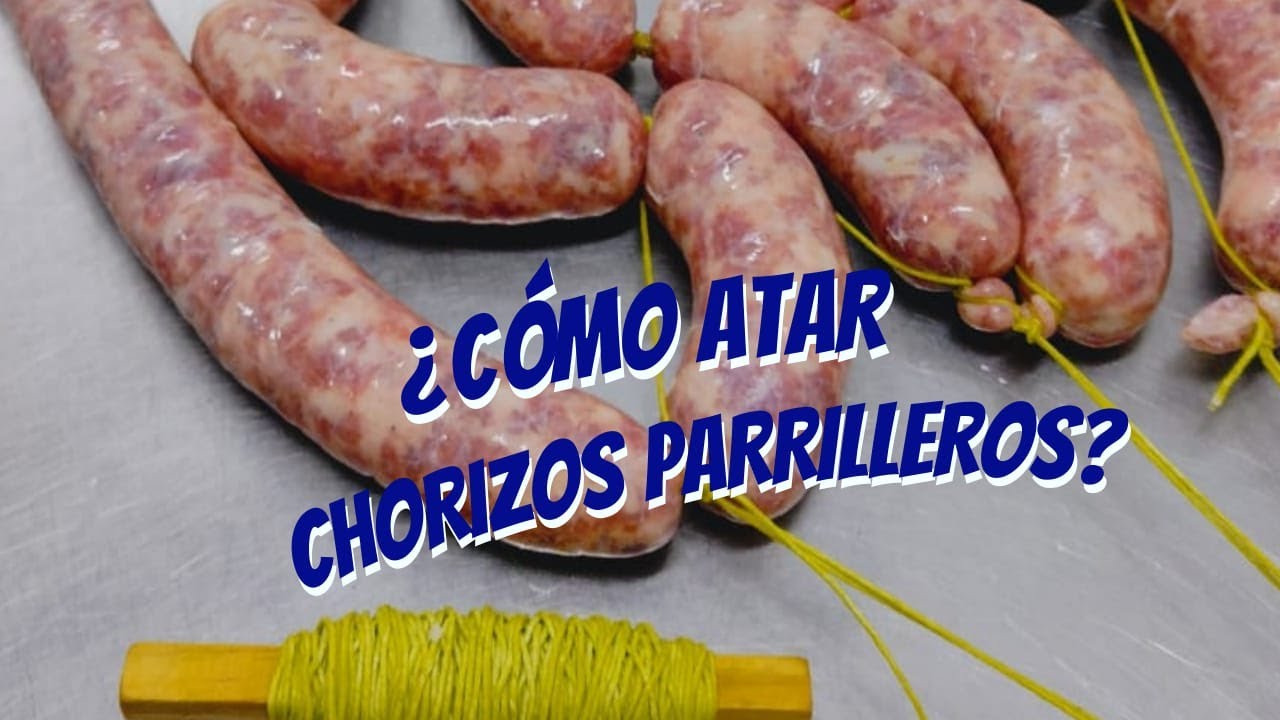 Como atar chorizos #fiambres #embutidos #charcuterie