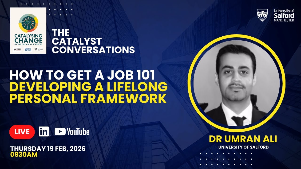 How to Get a Job 101 | Developing a Lifelong Personal Framework | Dr Umran Ali