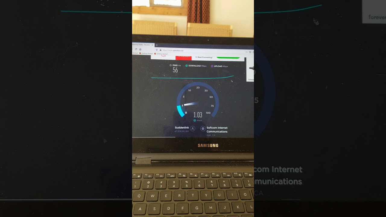 Internet Speed from Suddenlink