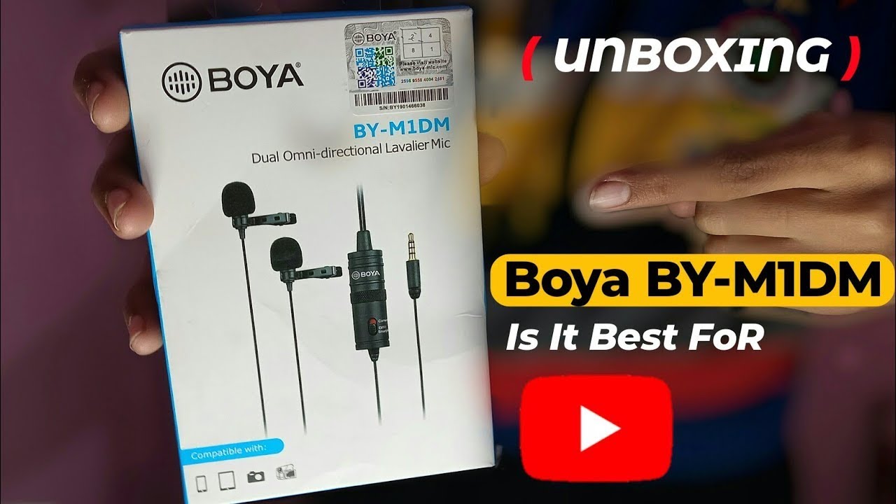 Best Mic for Interviews | Boya BY-M1DM Dual Lavalier Microphone | Unboxing And Review In Urdu-Hindi
