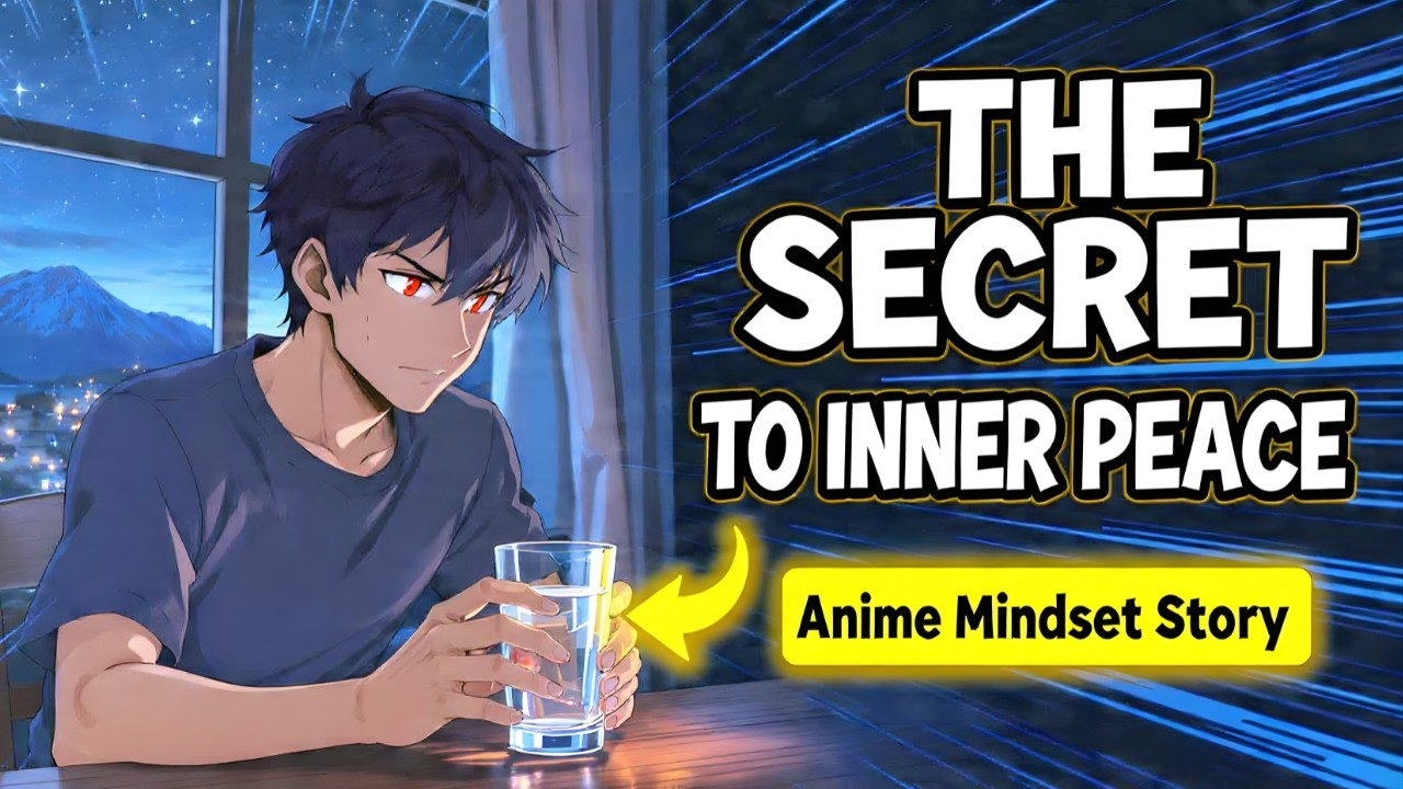 The Glass of Water - Powerful Motivational Story for your Life | Anime Style