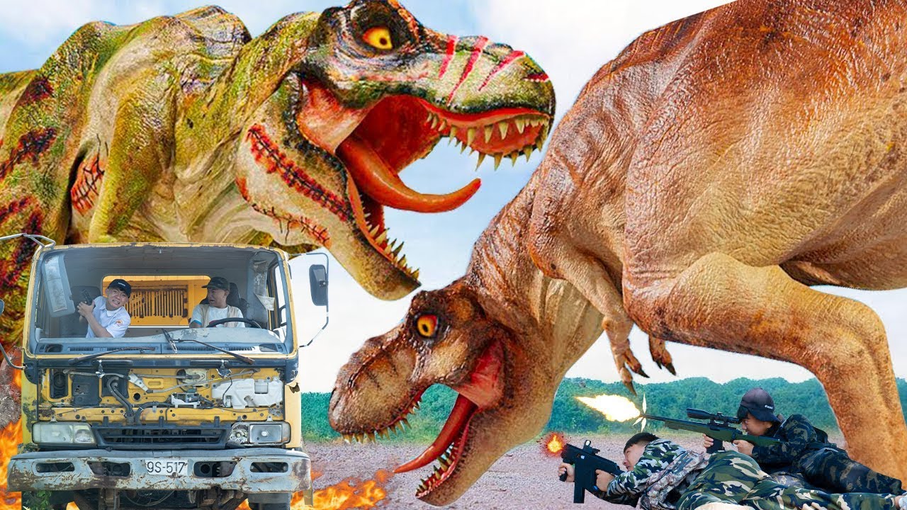 T-Rex Chase - Part 103 - Jurassic World Dinosaur Fan Movie