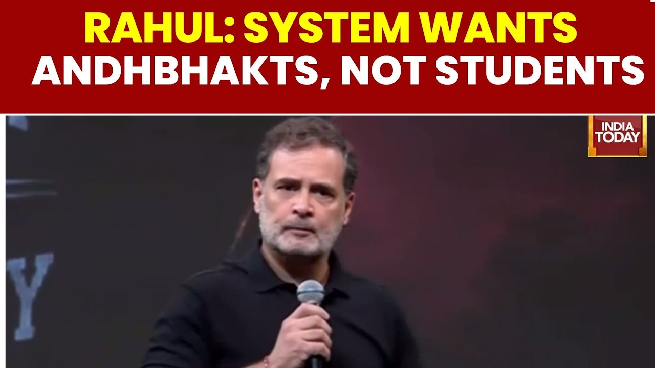 'Chhatron Ki Goonj': Rahul Gandhi Bats For Accessible Education | Indore | Gen-Z | Students