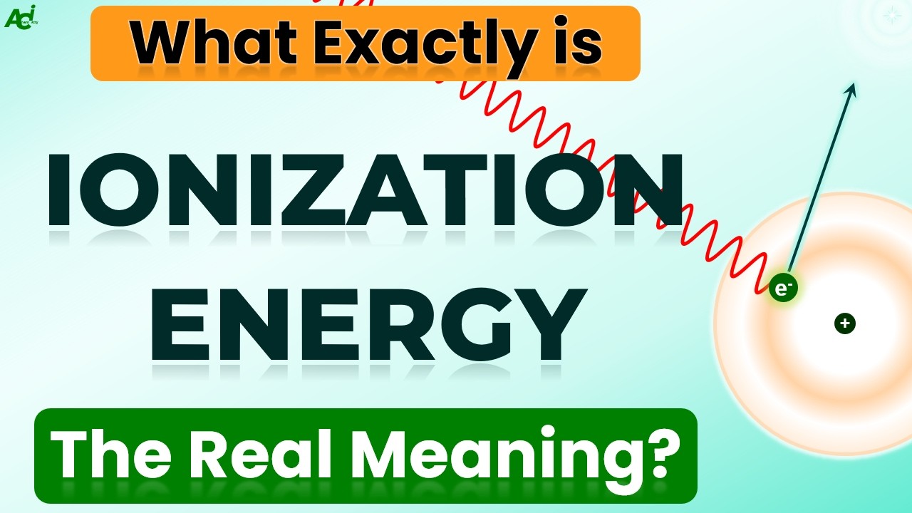 Энергия ионизации - потенциал - 11 класс, IIT JEE NEET. Анимированное введение - КОНЦЕПЦИЯ