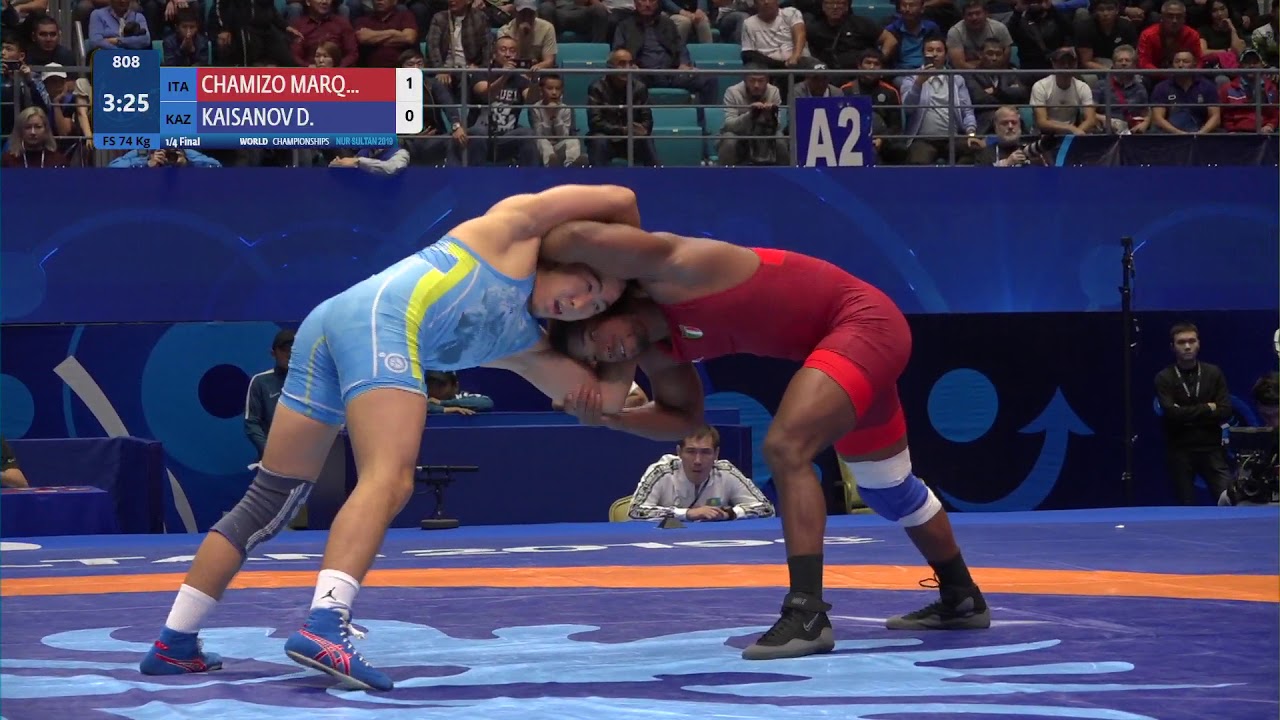 1/4 FS - 74 kg: F. CHAMIZO MARQ (ITA) v. D. KAISANOV (KAZ)
